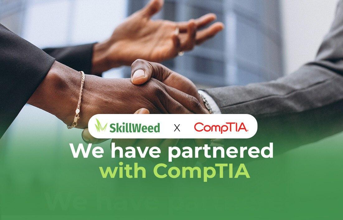 Exciting News: Skillweed Partners with CompTIA to Offer Industry-Leading Cybersecurity Certifications!